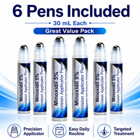 RHRTTUE pen tip close-up illustrating precise scalp application benefit
