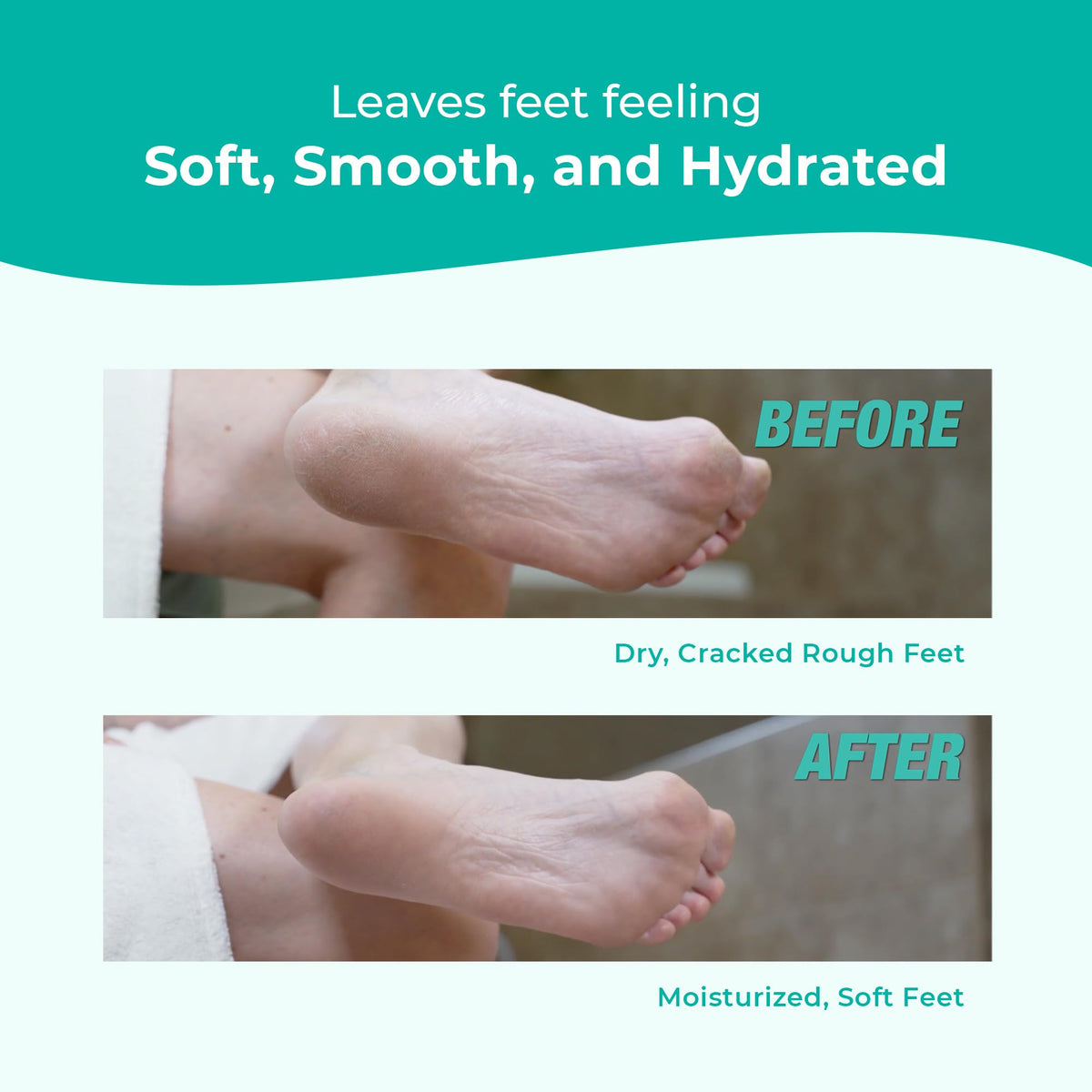 Richenna foot file with cream, illustrates tool included for effective exfoliation