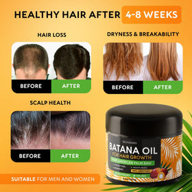 RICHGRAND applying Batana oil to hands to lock in moisture