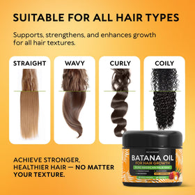 RICHGRAND label close-up displaying raw unrefined Batana benefits