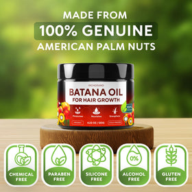RICHGRAND applying Batana Oil to scalp to soothe itch and hydrate