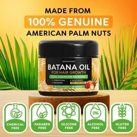 RICHGRAND massaging Batana oil into scalp to improve scalp moisture