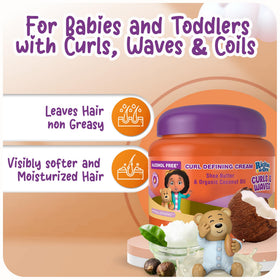 Ricitos de Oro applied to child hair demonstrating smoother detangling and control