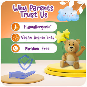 Ricitos de Oro child enjoying bath showing tear-free gentle shampoo use