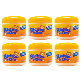 Ricitos de Oro front jar showing label and chamomile benefits