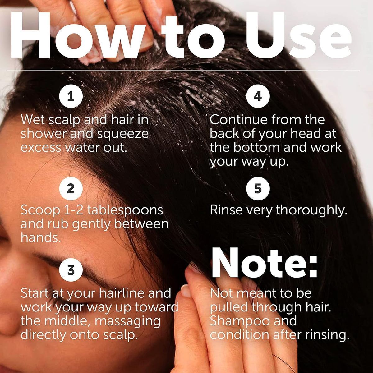 Rida Hair Research Institute clean scalp and hair after rinsing for refreshed feel