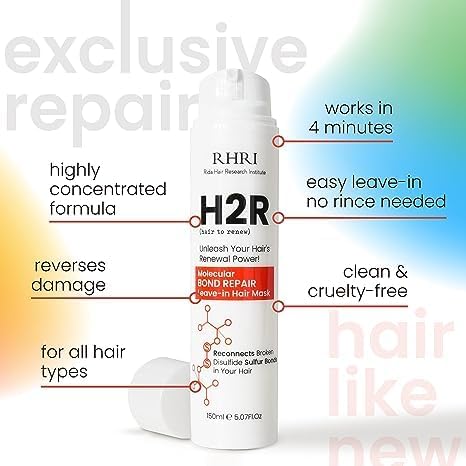 Rida Hair Research Institute before and after comparison showing visible repair