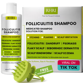 Rida Hair Research Institute front bottle view showing clear branding and benefits