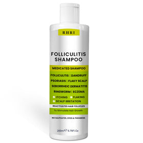 Rida Hair Research Institute front bottle showing label and benefits