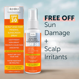 Rida Hair Research Institute smooth shiny hair detail after use showing color preservation benefit