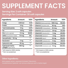 Rida Hair Research Institute capsule close-up highlighting easy-to-take form
