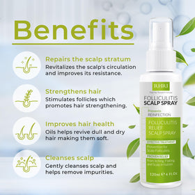 Rida Hair close-up nozzle mist showing precise application benefit