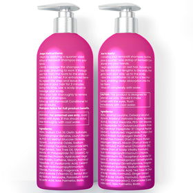 Rida Hair Research Institute back-of-bottles ingredient list for transparency benefit