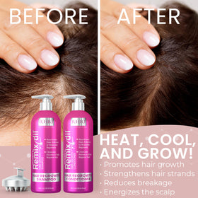 Rida Hair Research Institute placed in bathroom styling setup to show routine convenience