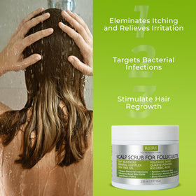 Rida Hair Research Institute product label close-up listing active ingredients