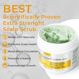 Rida Hair close-up texture reveals mineral beads and smooth gel for gentle exfoliation