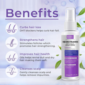 Rida Hair Research Neoketramin spray nozzle closeup for precise scalp targeting