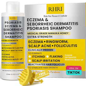 Rida Hair Research Institute front packaging showing product benefits and clean design