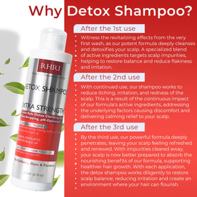 Rida Hair Research Institute bottle held in hand showing compact size and travel-friendly benefit
