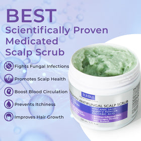 Rida Hair Research Institute close-up of scrub texture showing exfoliating grains