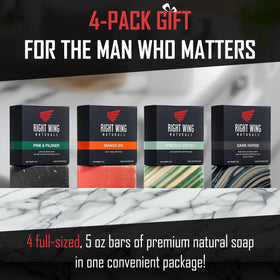Right Wing Naturals gift-ready box presented for occasions with patriotic appeal
