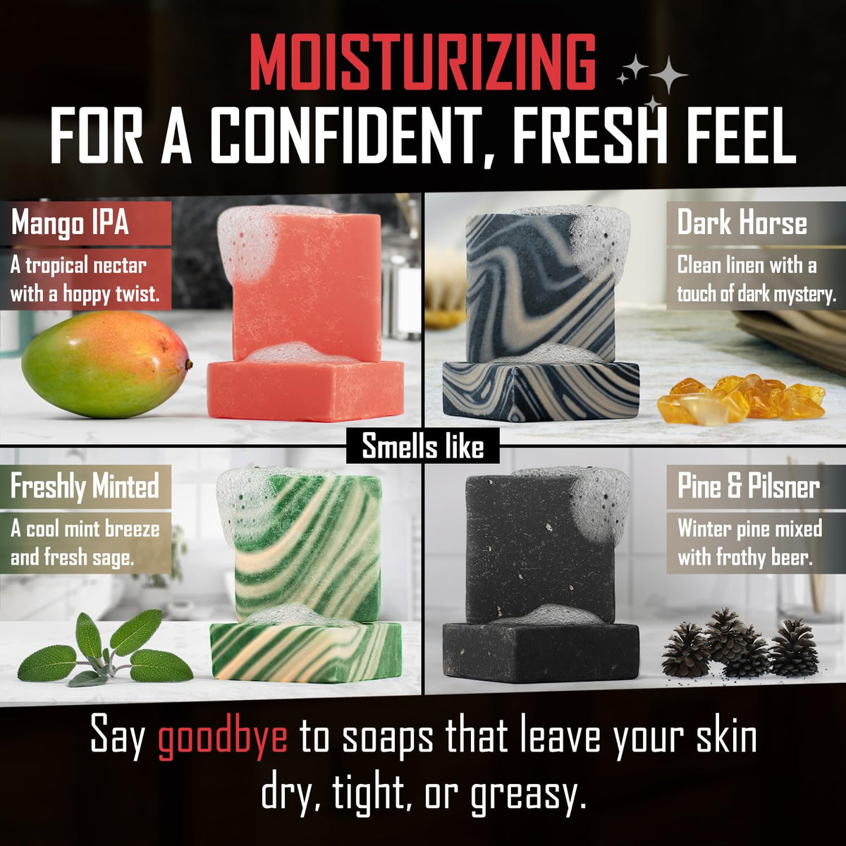 Right Wing Naturals label and ingredient list visible to verify natural formulation