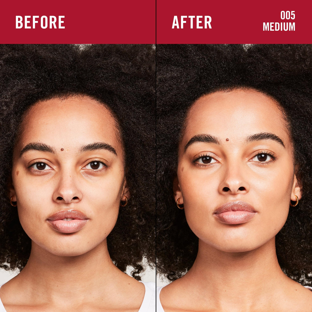 Rimmel texture swirl of product to illustrate blendable, lightweight formula