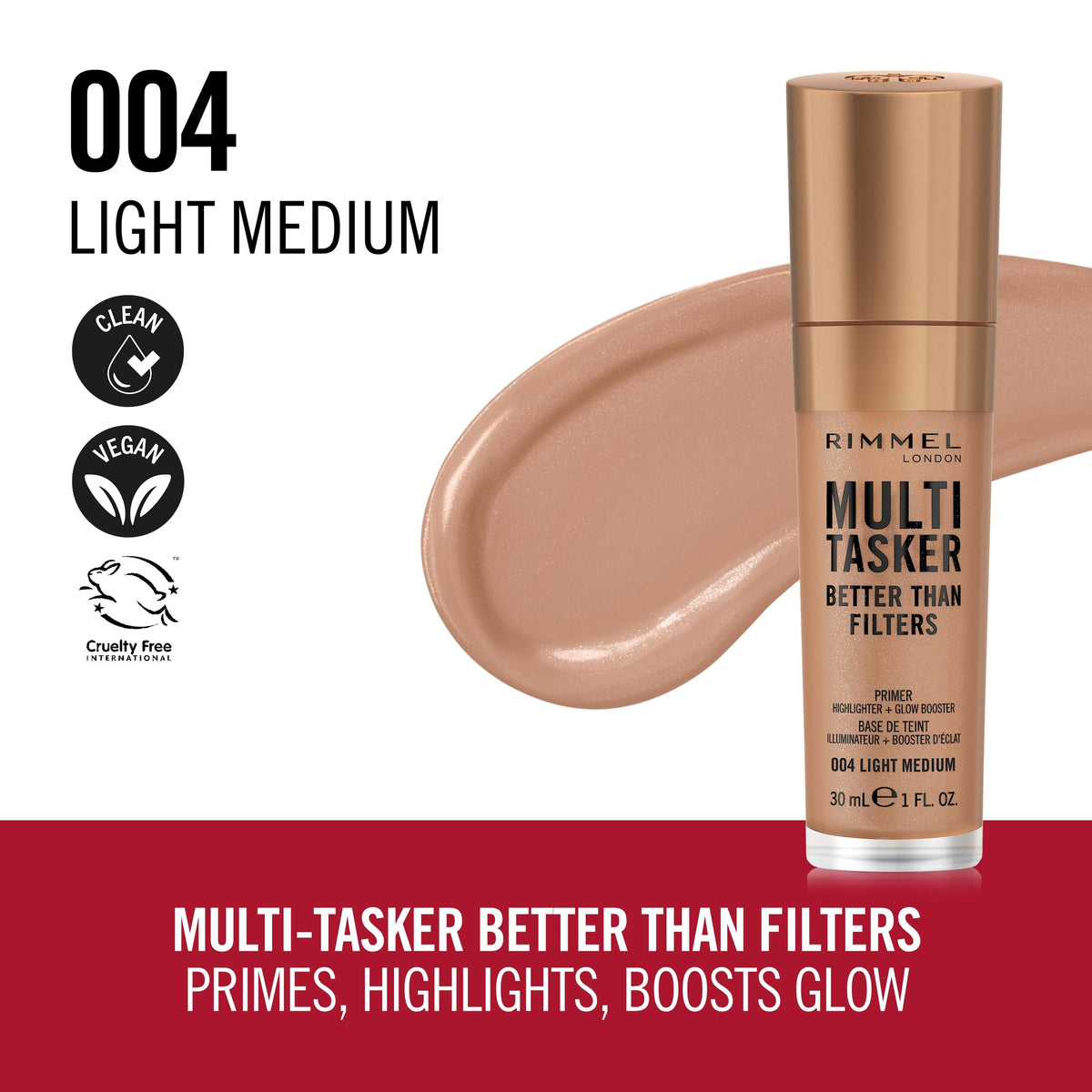 Rimmel wand close-up demonstrating giant soft-touch applicator for controlled, mess-free use