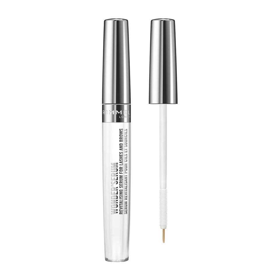Rimmel Wonder’Serum front packaging showing clear bottle and label for easy identification and benefit