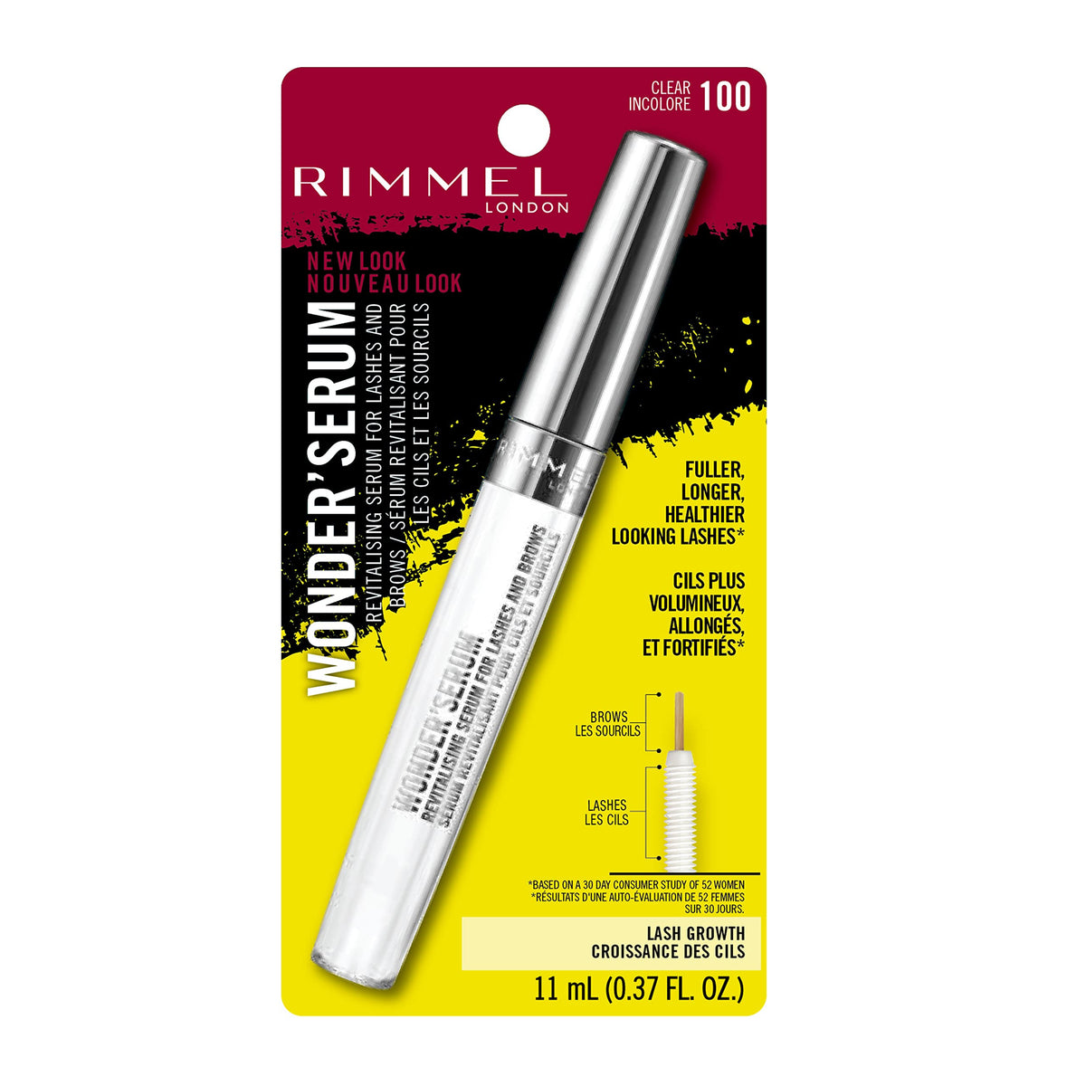 Rimmel Wonder’Serum droplet texture on fingertip highlighting lightweight formula and quick absorption
