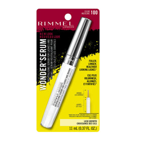 Rimmel Wonder’Serum droplet texture on fingertip highlighting lightweight formula and quick absorption