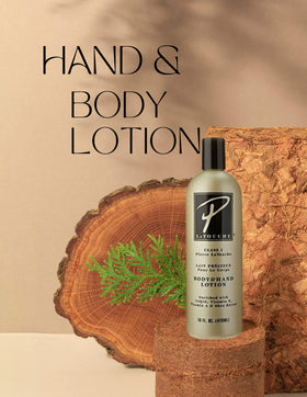 Rinju lotion texture close-up highlighting creamy shea butter moisturization