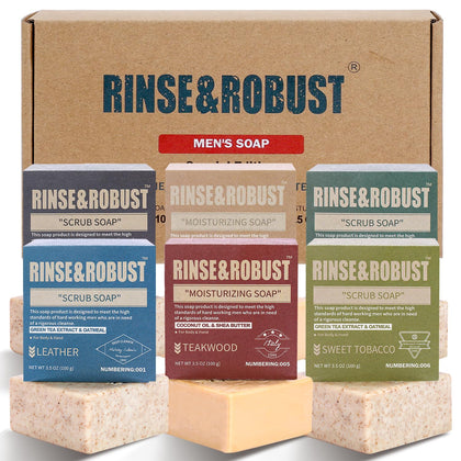 Rinse & Robust front packaging showing gift-ready kraft box benefits gifting