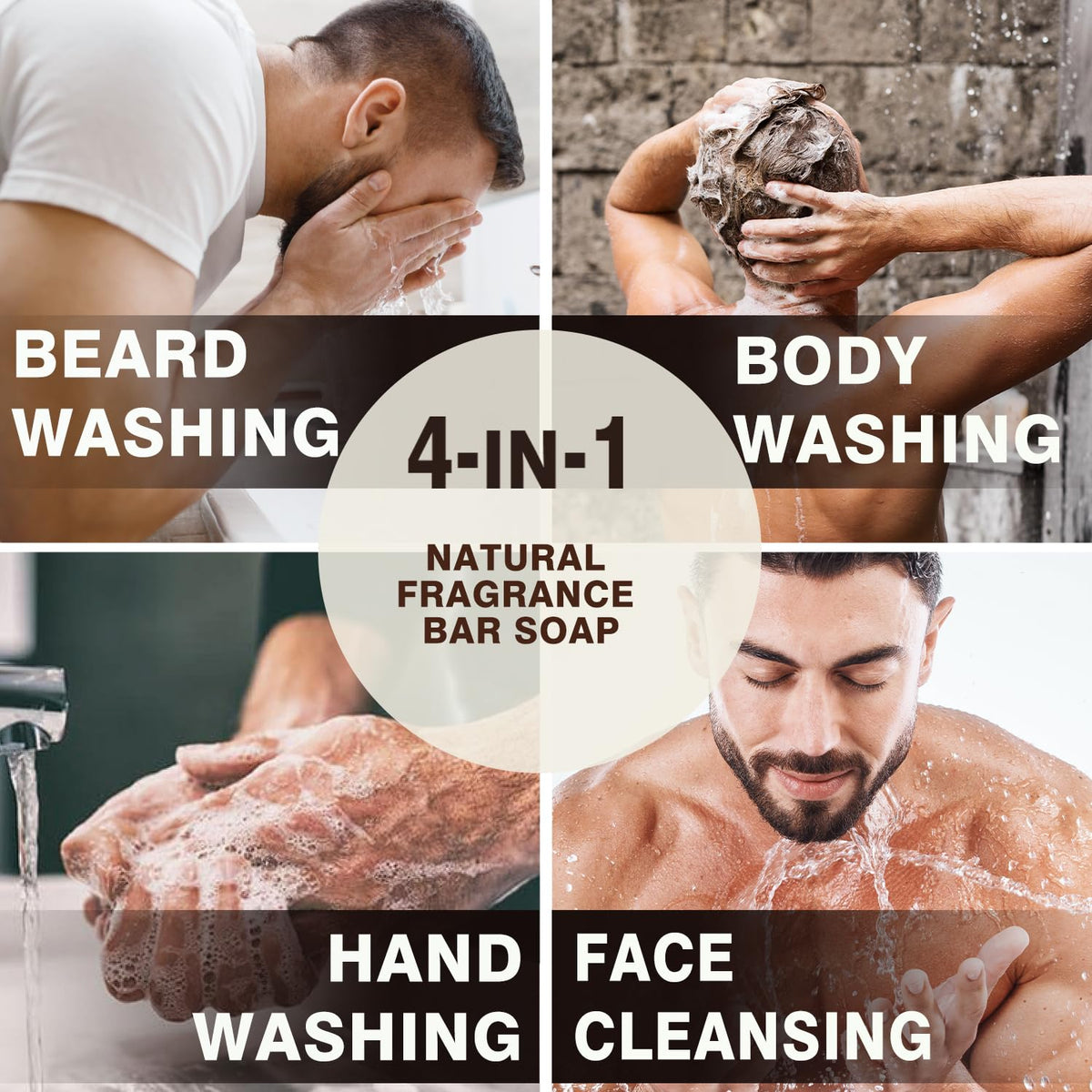 Rinse & Robust label and ingredient list highlighting natural formulation benefit