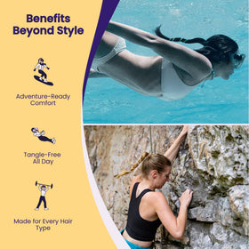 Rip Tie being slid out pain-free showing easy, knot-free removal benefit