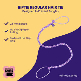 Rip Tie close-up of nylon texture highlighting soft, tangle-free design