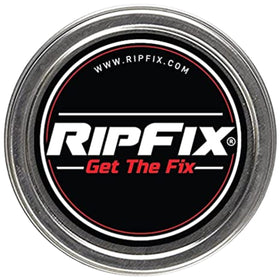 RipFix front tin showing compact packaging and quick access benefit