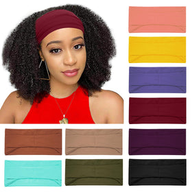 RITOPER front pack of ten wide headbands showing variety and convenience