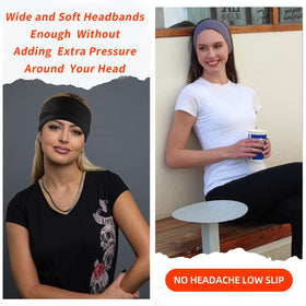 RITOPER headband beside ruler showing size and stretch for fit