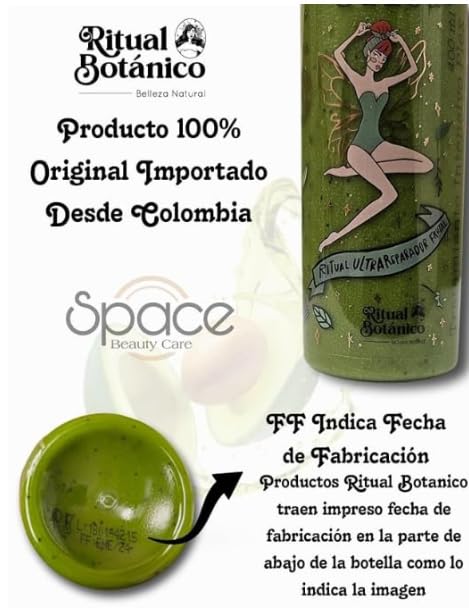 RITUAL BOTANICO botanical ingredients display indicating natural actives
