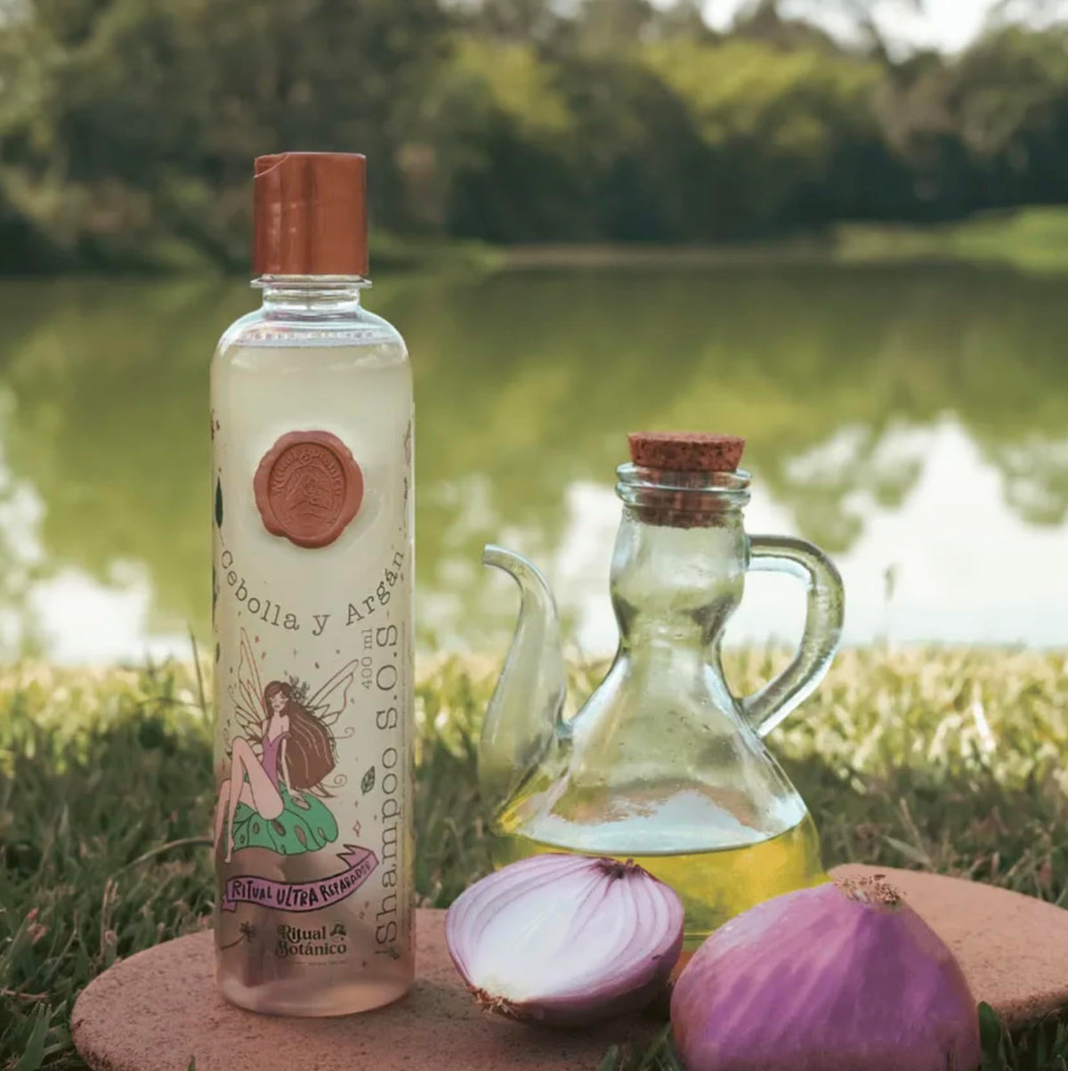 Ritual Botanico label close-up highlighting natural ingredients and purity