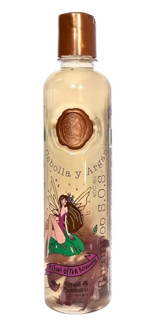 RITUAL BOTANICO onion shampoo bottle highlighting growth support