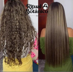 Ritual Botánico bottle next to ruler for 250 ml size and coverage benefit