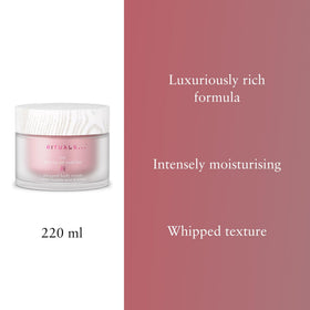 RITUALS cream being applied on hand demonstrating quick non-greasy hydration