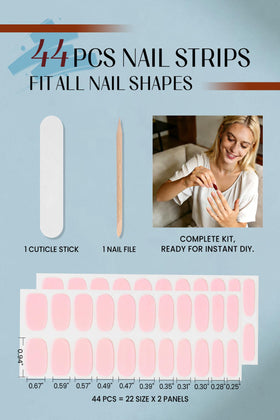 RIVÉHOM included nail file and cuticle stick for neat results