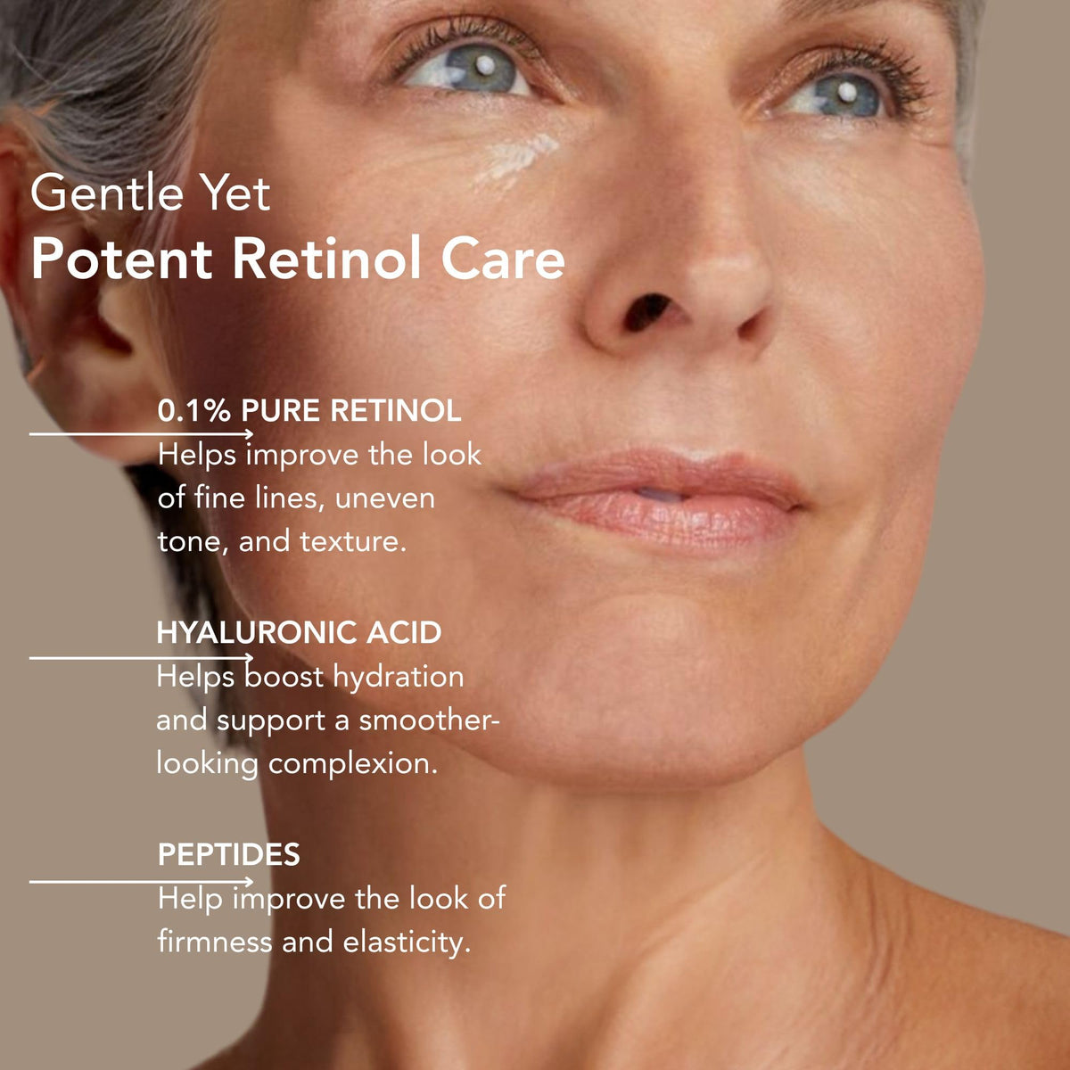 Riversol neck cream texture closeup highlighting creamy hydrating formula benefit