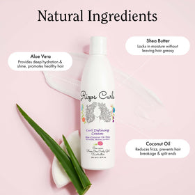 Rizos Curls applied to damp hair demonstrating even distribution and hydration