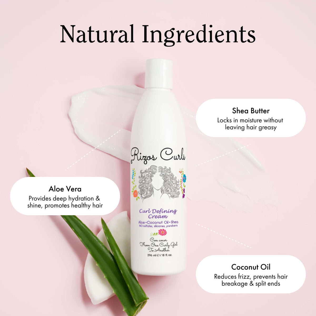 Rizos Curls bundle styled in bathroom displaying convenience for daily routine