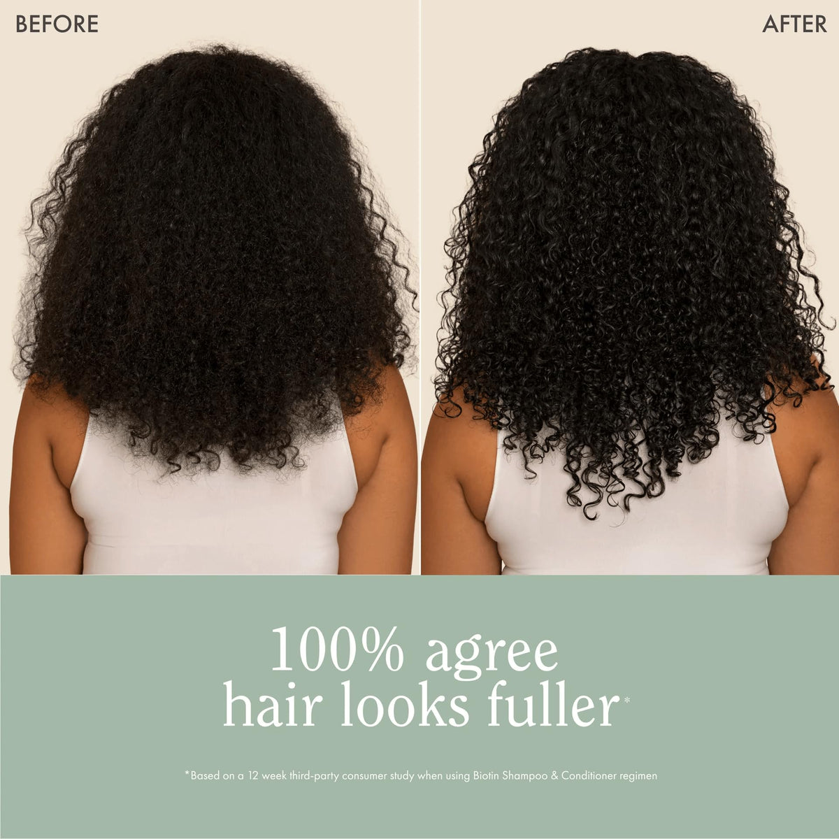 Rizos Curls bundle in shower use showing hydrated curls and easy travel benefit