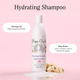 Rizos Curls conditioner cream detail showing rich hydration and slip